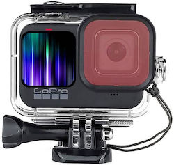 Unterwasseraufnahme-Filter Für Gopro Hero 9 10 11 12 13 Schwarzes Wasserdichtes Gehäuse 46,5 X 46,5mm Rote Unterwasseraufnahme-Filter Für Gopro Hero 9 10 11 12 13 Schwarzes Wasserdichtes Gehäuse 46,5 X 46,5mm Rote