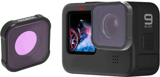Underwater Shooting Filter Gopro Hero 9 10 11 12 13 Black Original Mount Purple