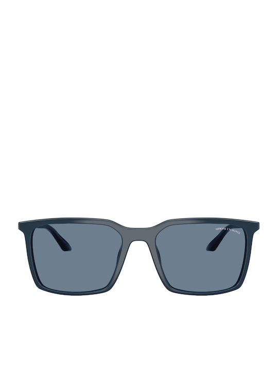 Armani Exchange Мъжки Слънчеви Очила с Син Пластмасов Рамки и Сини Стъкла AX4170SU 84062V