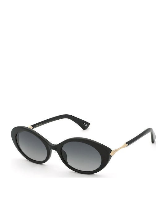 Nina Ricci Unisex Sunglasses With Black Frame And Black Gradient Lens SNR481 0700