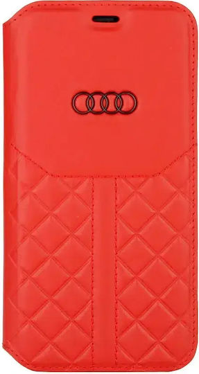 Audi Book Husa De Piele Roșie iPhone 12 Pro Max