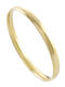 Oxette Women's Handcuff Bracelet Made of Gold Plated Stainless Steel