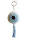 Jeenie Handmade Knitted Eye Light Blue Keychain Bre097