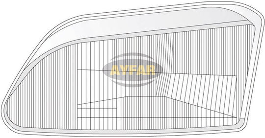 Headlight Glass Left Renault Megane Scenic 1996-2000