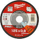 Milwaukee Pro+ Disc De Tăiere Metal 125mm