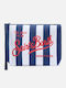 Mc2 Saint Barth Aline Scuba Pouch Wide Blue Stripes Alin001/07817l