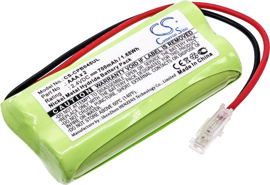 BW Batteries Επαναφορτιζόμενη Μπαταρία AAA Ni-MH 700mAh 2.4V