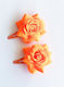 Orange Rose Hair Clip