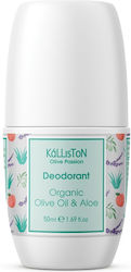 Kalliston Olive Deodorant Roll-On Aluminium Free 50ml