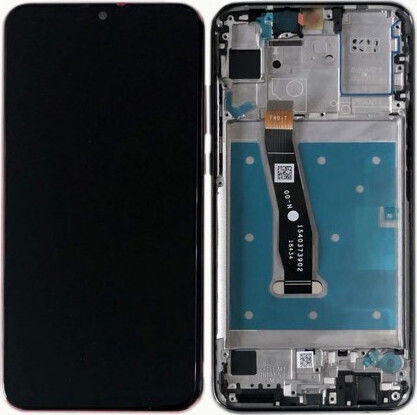 Ecran cu Mecanism Tactil și Ramă pentru Huawei P Smart 2019 Negru
