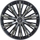 Set Capace de Roți Auto 15" 4 Bucăți Argintii