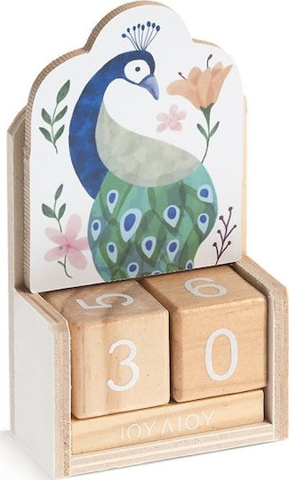 Taufgeschenke mit Kalender Pfau Taufgeschenke mit Süßigkeiten aus Holz H930_1
