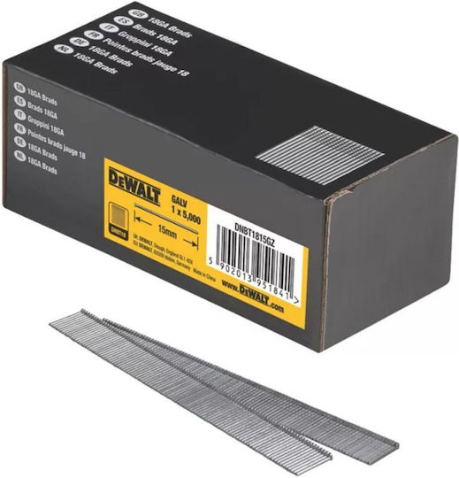 Dewalt Dnbt1815gz Capse Cuie 15 X 1.25 Mm 5000 Bucăți