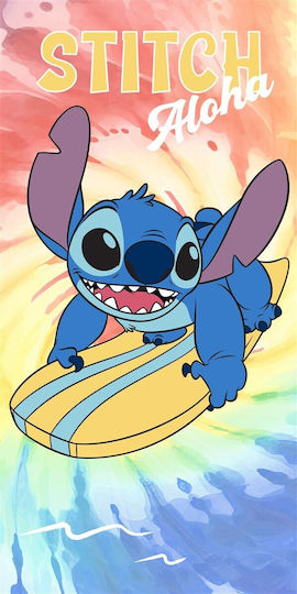 Quick Dry Beach Towel Disney Home Lilo & Stitch 159 70x140 Orange 100% Microfiber