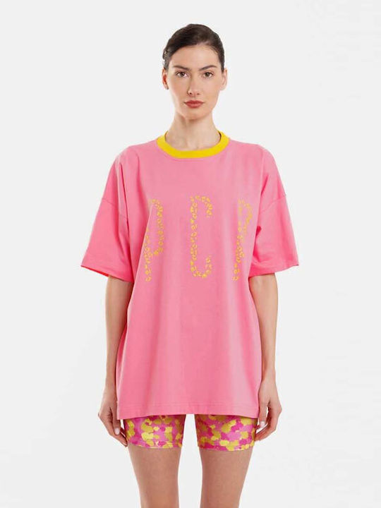 Women's T-shirt Animal Print Pink