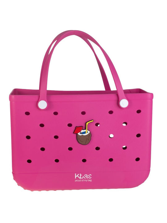 Kbas Kunststoff Strandtasche Fuchsia Kbas Kunststoff Strandtasche Fuchsia