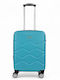 Greenwich Polo Club Cabin Hard Light Blue Suitcase with 4 Wheels