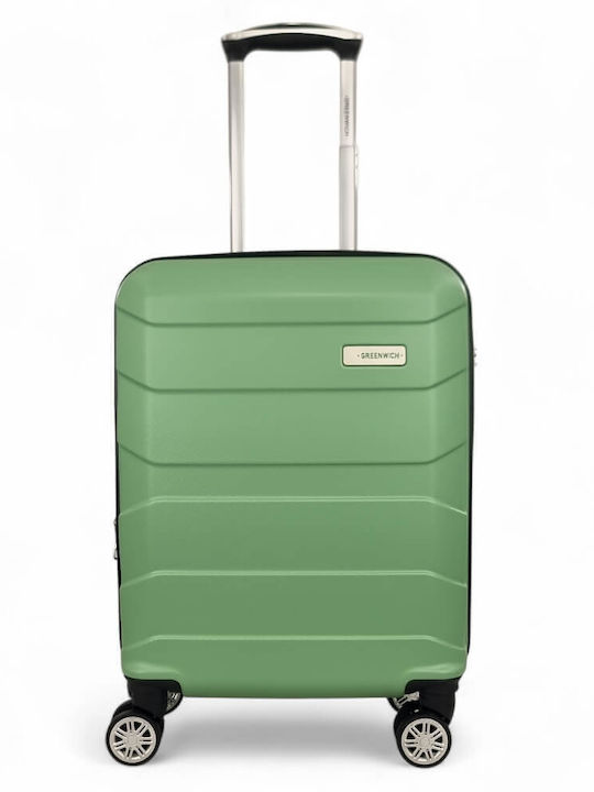 Greenwich Polo Club Hard Green Travel Suitcase with 4 Wheels