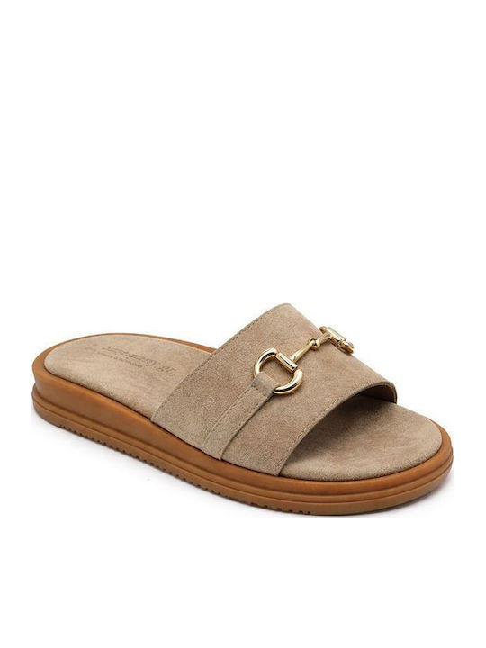 Sandale Casual Damă Flatforme Bej
