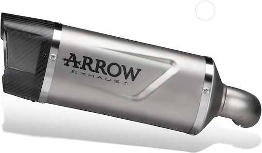 Arrow Exhaust Titanium Indy Race Evo Carbon End Cap Ktm 390 Adventure R X '25-'26 72671pk.titanium
