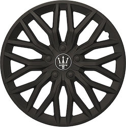 Capace De Roți 15" 4 Bucăți Negre Capace De Roți 15" 4 Bucăți Negre