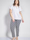Pantalon Dama Albastru Costum Lejer Fit