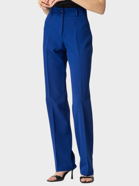 Chrisper Damen Stoffhose Blau