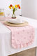 Traverse Checkered Design Cherry 140x32x0cm Solid Kaeming