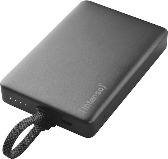 Intenso MC10000 MagSafe Външна Батерия 10000mAh 20W с USB-C Изходен Порт Power Delivery / PPS Черна