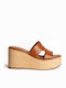 Summer Women's Platforms Tabac Brown