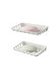 Femmit 2 Pcs Self-Adhesive Bathroom & Kitchen Soap Dish White Without Drilling Durable Waterproof Soap & Sponge Holder Drainage 12 X 8.5 Cm White