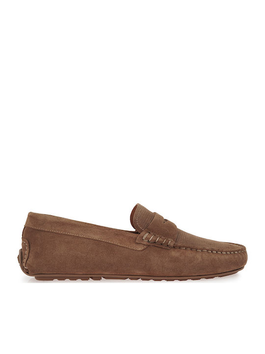 Suede Ανδρικά Loafers σε Ταμπά Χρώμα
