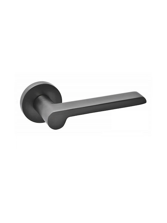 Best Design Lever Middle Door Rosette Pair with Mouthpiece