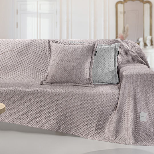 Guy Laroche Cooling Ριχτάρι Διθέσιου Καναπέ Βελουτέ 170x250εκ. Cooling Puro