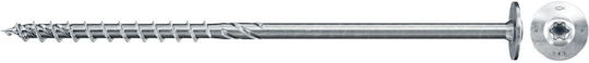 fischer Galvanized Wood Screws Diameter M8 Length 80mm 50 Pieces Powerfast Ii
