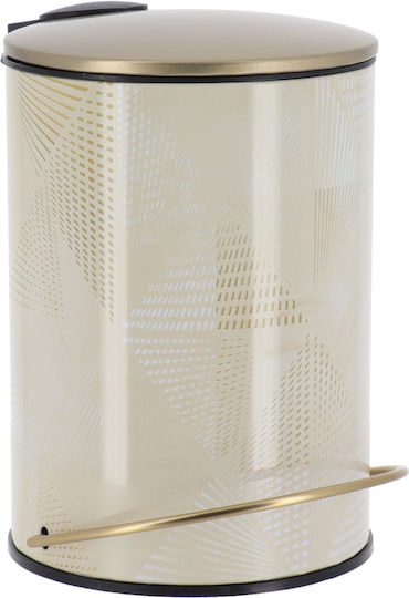 Coș Metalic de Baie Soft Close 3l Bej