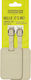 American Tourister Luggage Label Ecru 2 Pieces