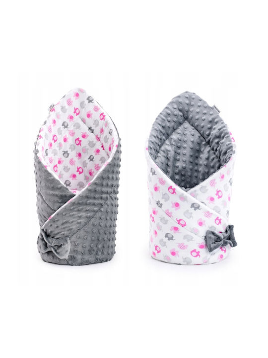 Bocioland Pătură Pepinieră Swaddling 100% Bumbac Gri 80x80cm