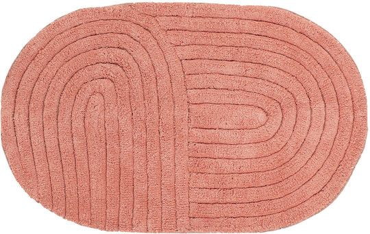 Bath Mat Oval Td Oval Sienna 7199124 Orange 50x80cm