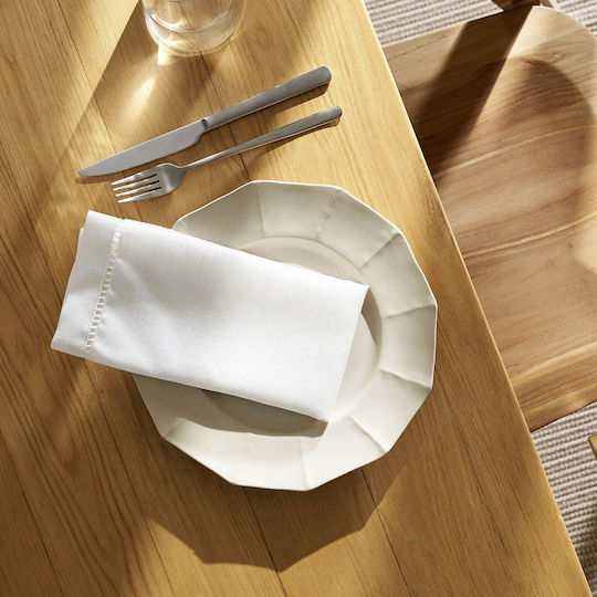 Gofis Home Napkin Set Lorelai Offwhite 197 45x45cm