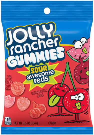 Jolly Rancher Жълтици Сладки Кисели Червени 184гр