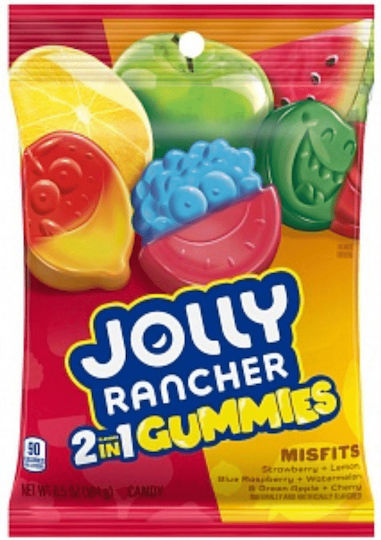 Jolly Rancher 2in1 Gummies Misfits Χγ 184gr