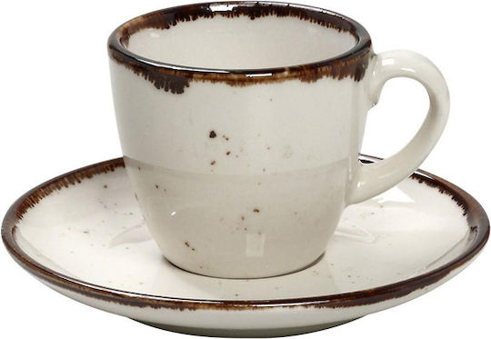 Espiel Terra Cream Tassen Espresso Creme Ø12 Stücke