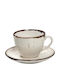 Espiel Terra Cream Tassen Cappuccino 220ml 14x7.5ek Verpackung 6 Stück