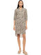 Pink Label Damenbademode Grünes Kaftan