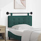 vidaXL Fabric Bed Headboard Pillow 110x55cm