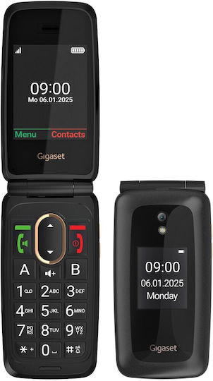 Gigaset GL795 Dual SIM Mobile Phone with Large Buttons Gray