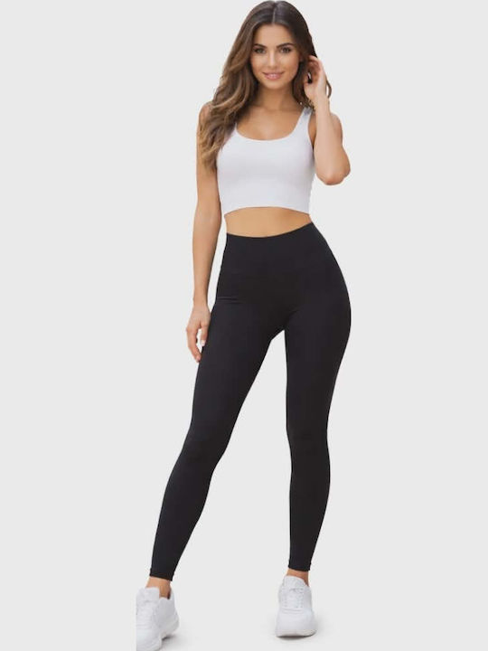 Pink & Sky & Sky Leggings Black