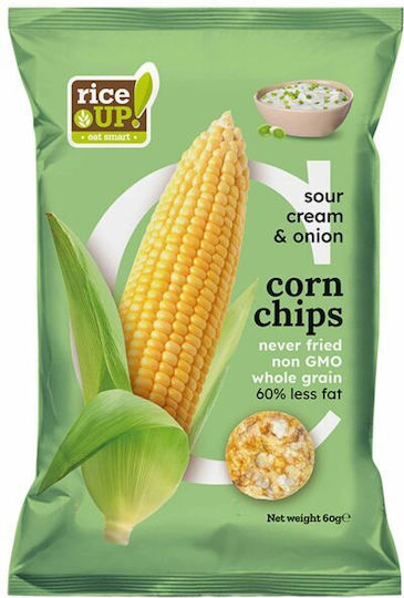 Rice Up Чипс От Царевица Сметана Лук 60g