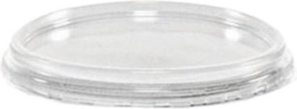 Transparente Einweg-Lebensmittelverpackungsdeckel Pet Schüssel 180 & 240ml Runde 100 Stück 44551 100 Tmch
